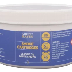 Arctic Hayes 333003C Classic Grey Smoke Cartridges 3g - Tub Of 50