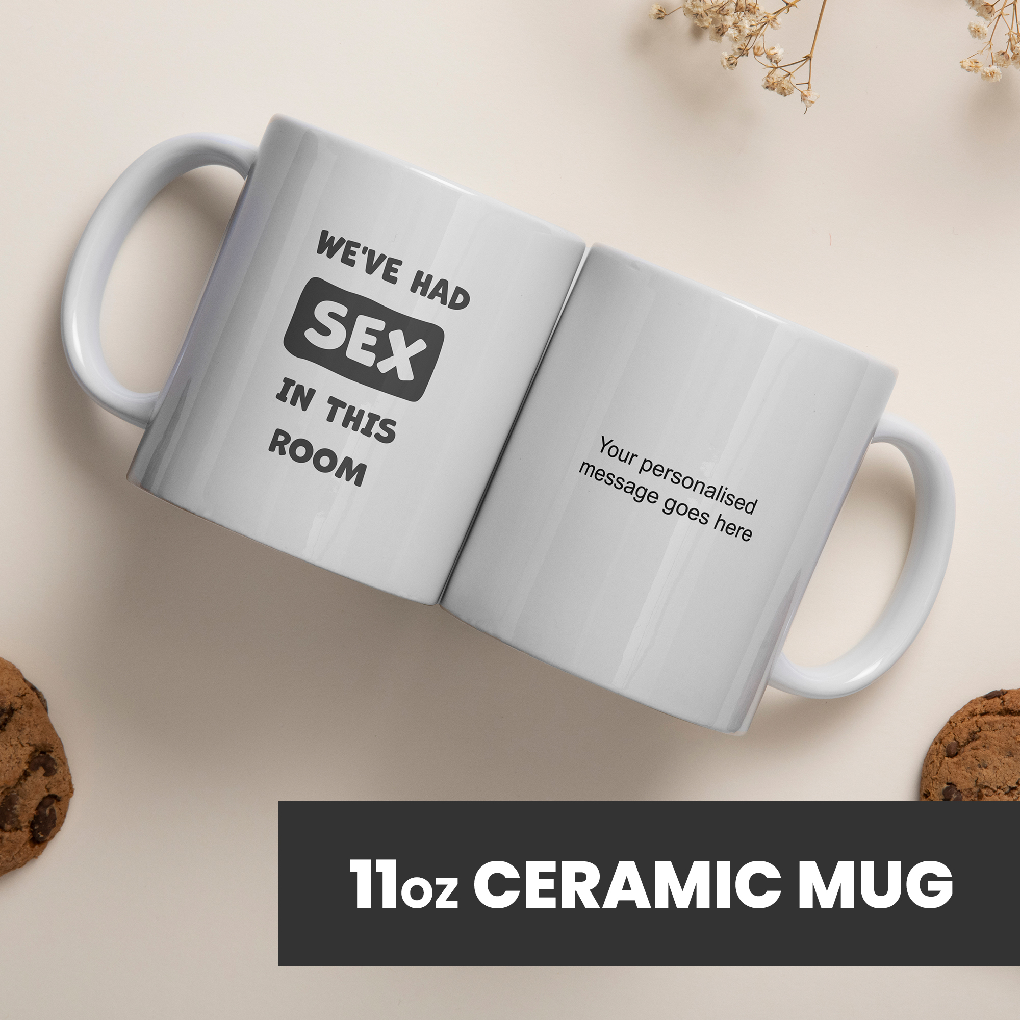 Funny Mugs for Men and Women - We've had s*x in this room
