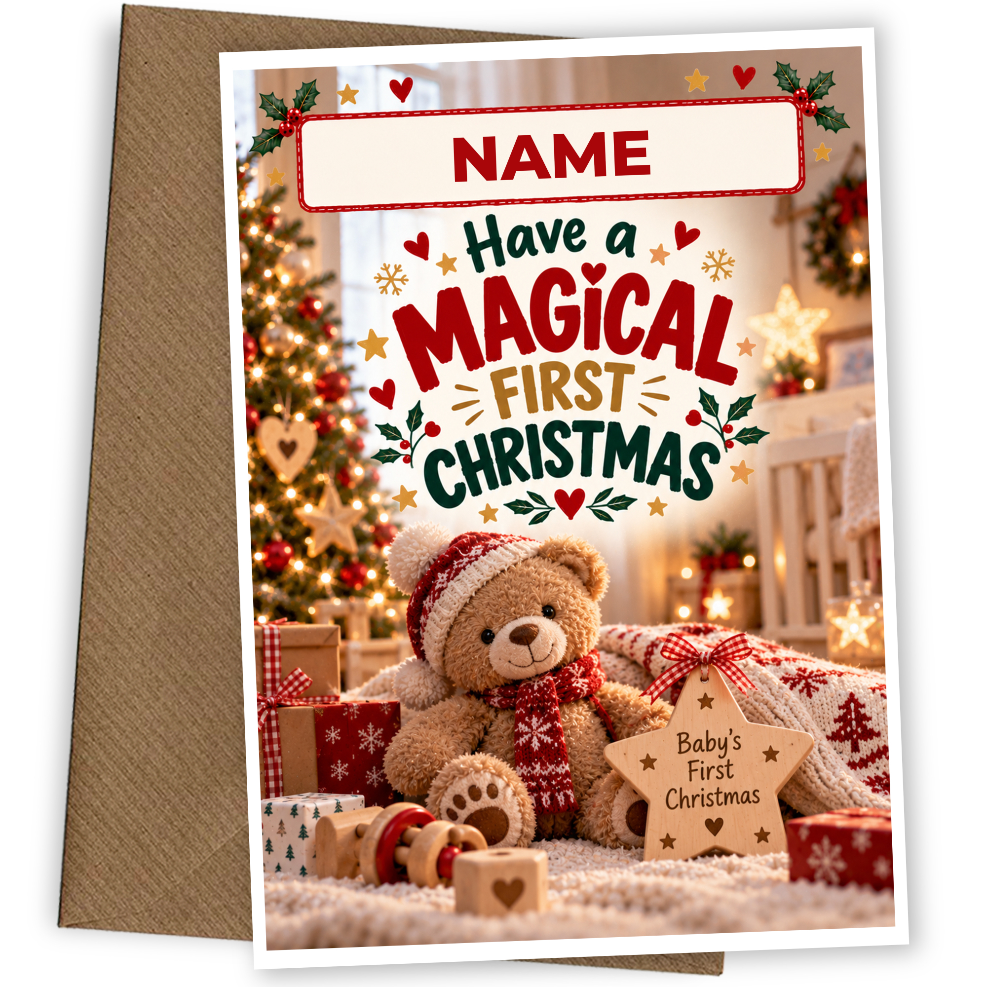Baby's First Christmas Card