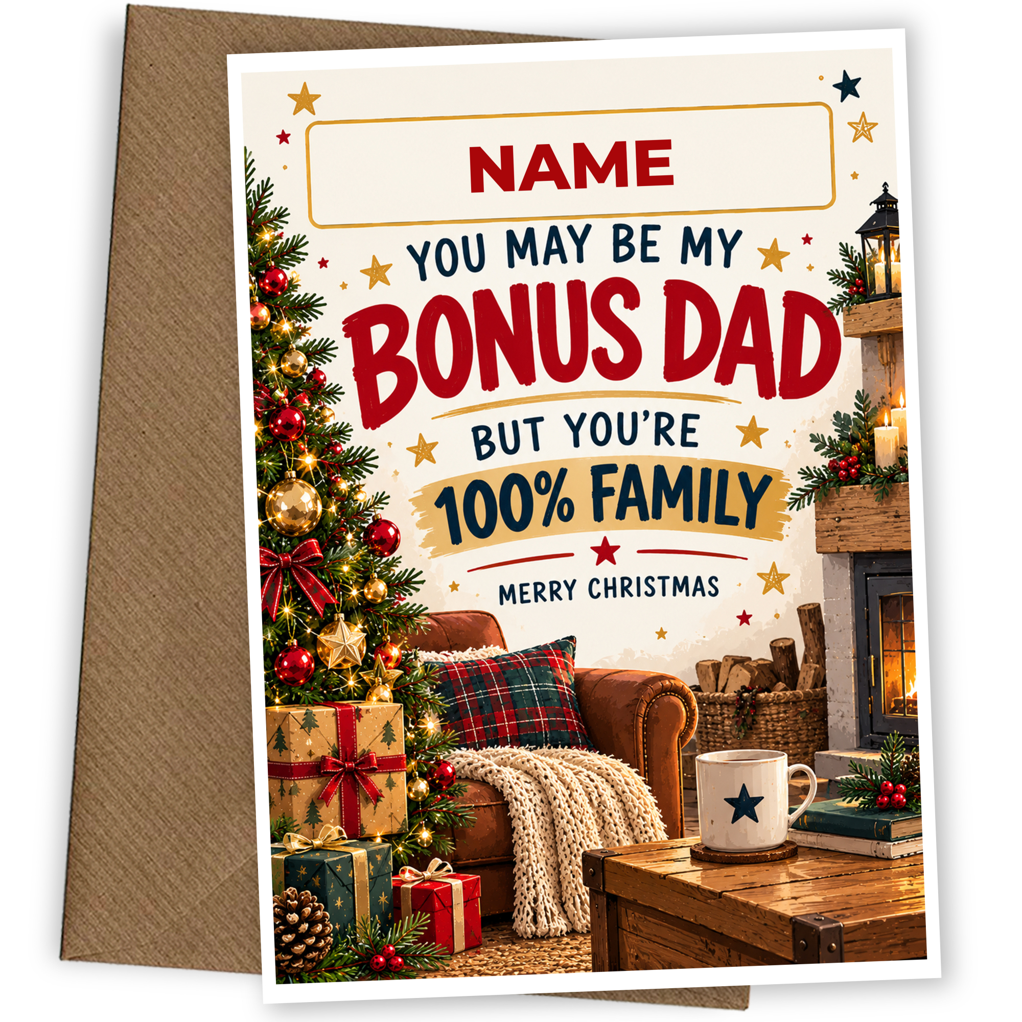 Bonus Dad Christmas Card