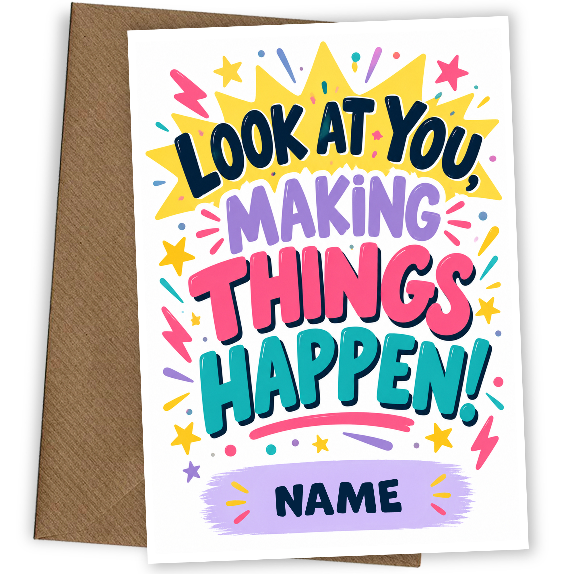 Congratulations Card Making Things Happen