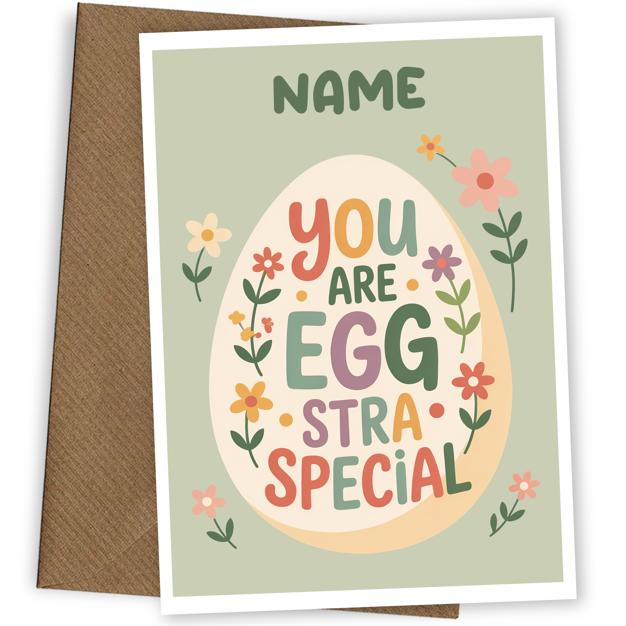 Cute Easter Card for Girls - Eggstra Special