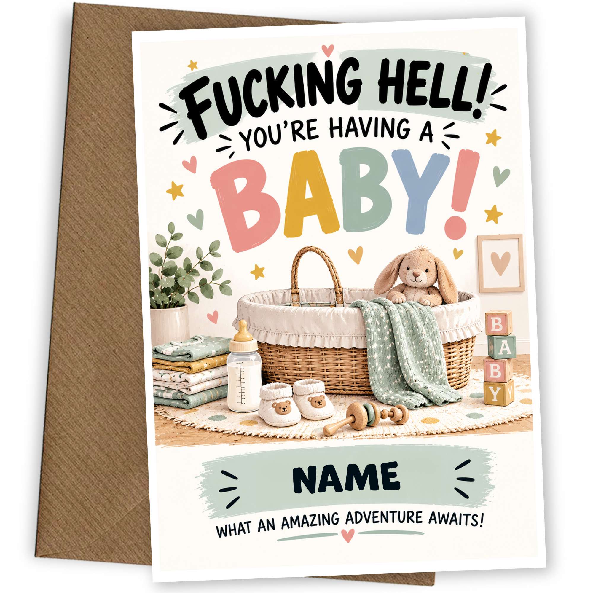 F*cking Hell You Re Having A Baby Card