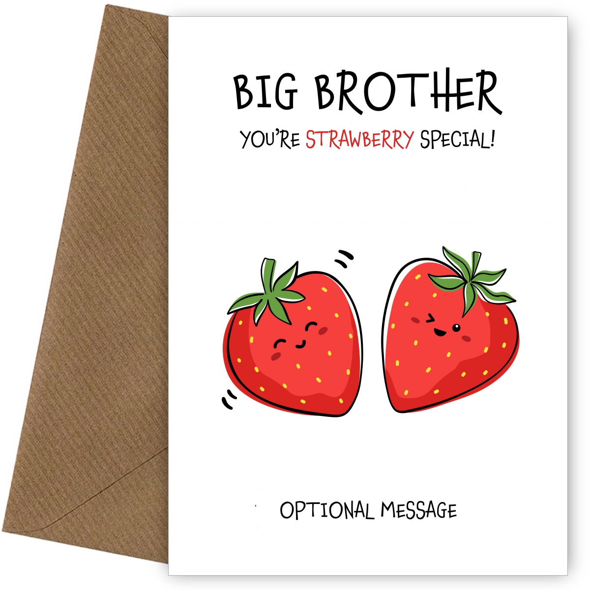 Fruit Pun So Very Special Card For Big Brother Fruit Pun So Very Special Card For Big Brother