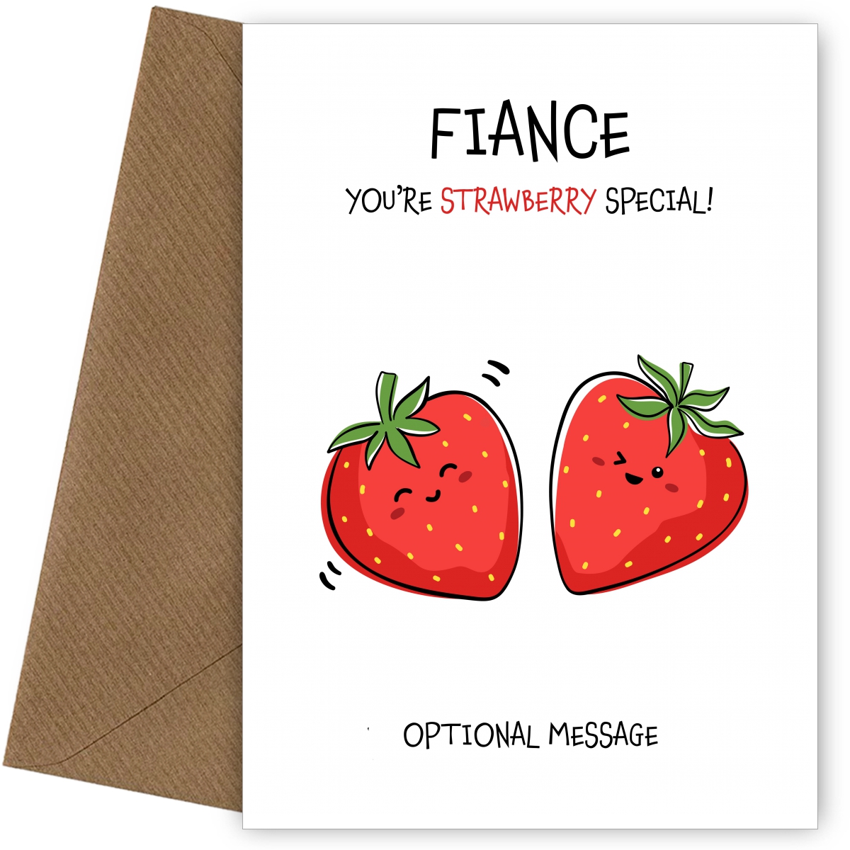 Fruit Pun So Very Special Card For Fiance Fruit Pun So Very Special Card For Fiance
