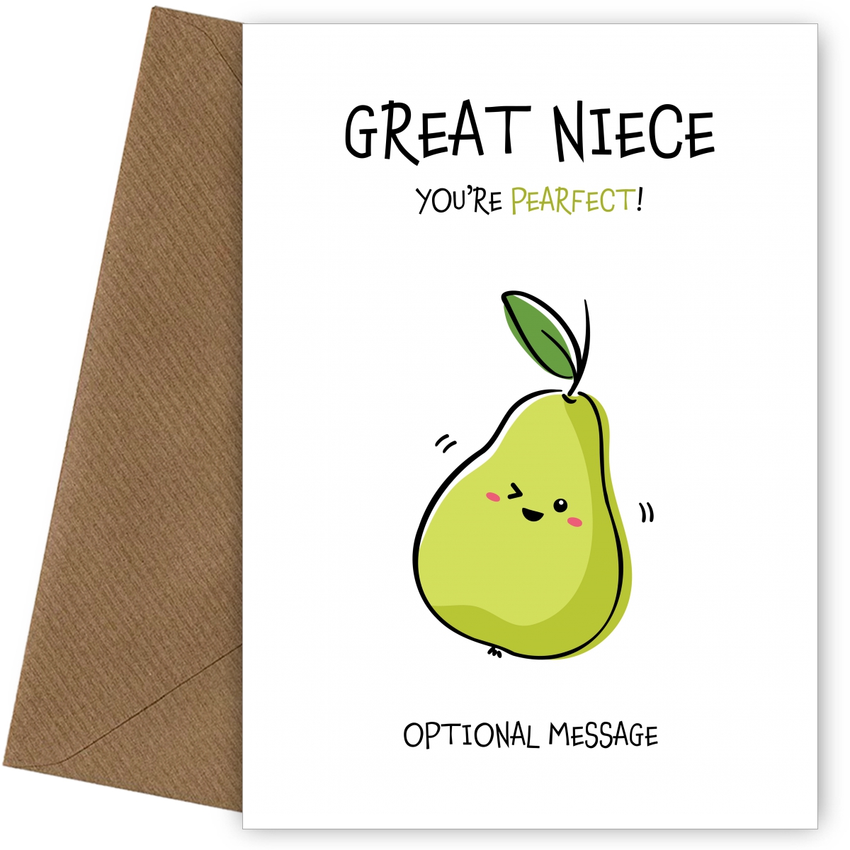Fruit Pun You Re Perfect Card For Great Niece Fruit Pun You Re Perfect Card For Great Niece