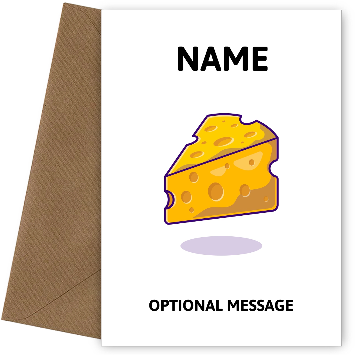 Cheese Greetings Card