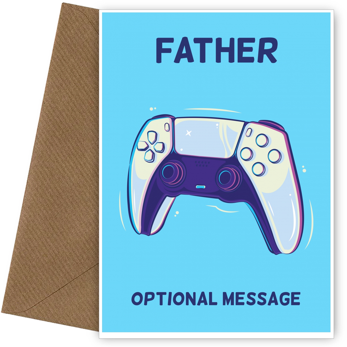 PS5 Controller Card for Father - Birthday / Christmas PS5 Controller Card for Father - Birthday / Christmas