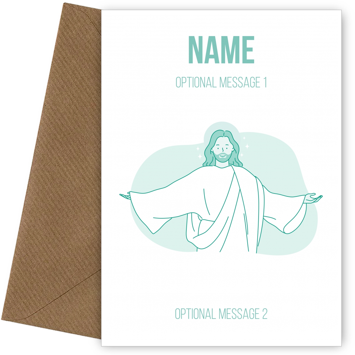 Personalised Religious Cards - God Welcomes You