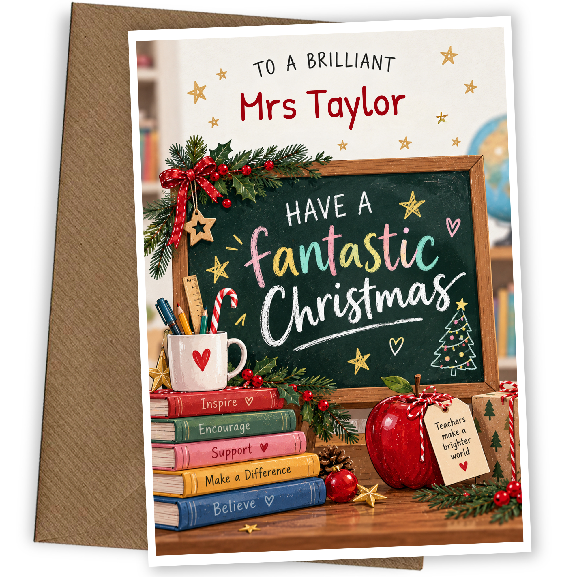 Teacher Christmas Card