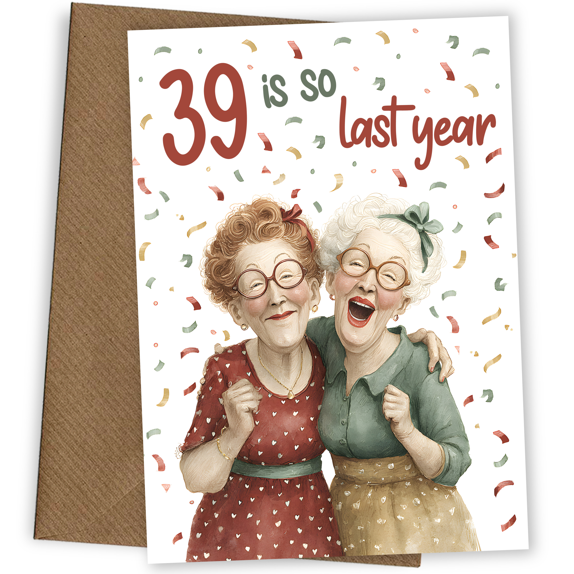 Funny 40th Birthday Card for Women