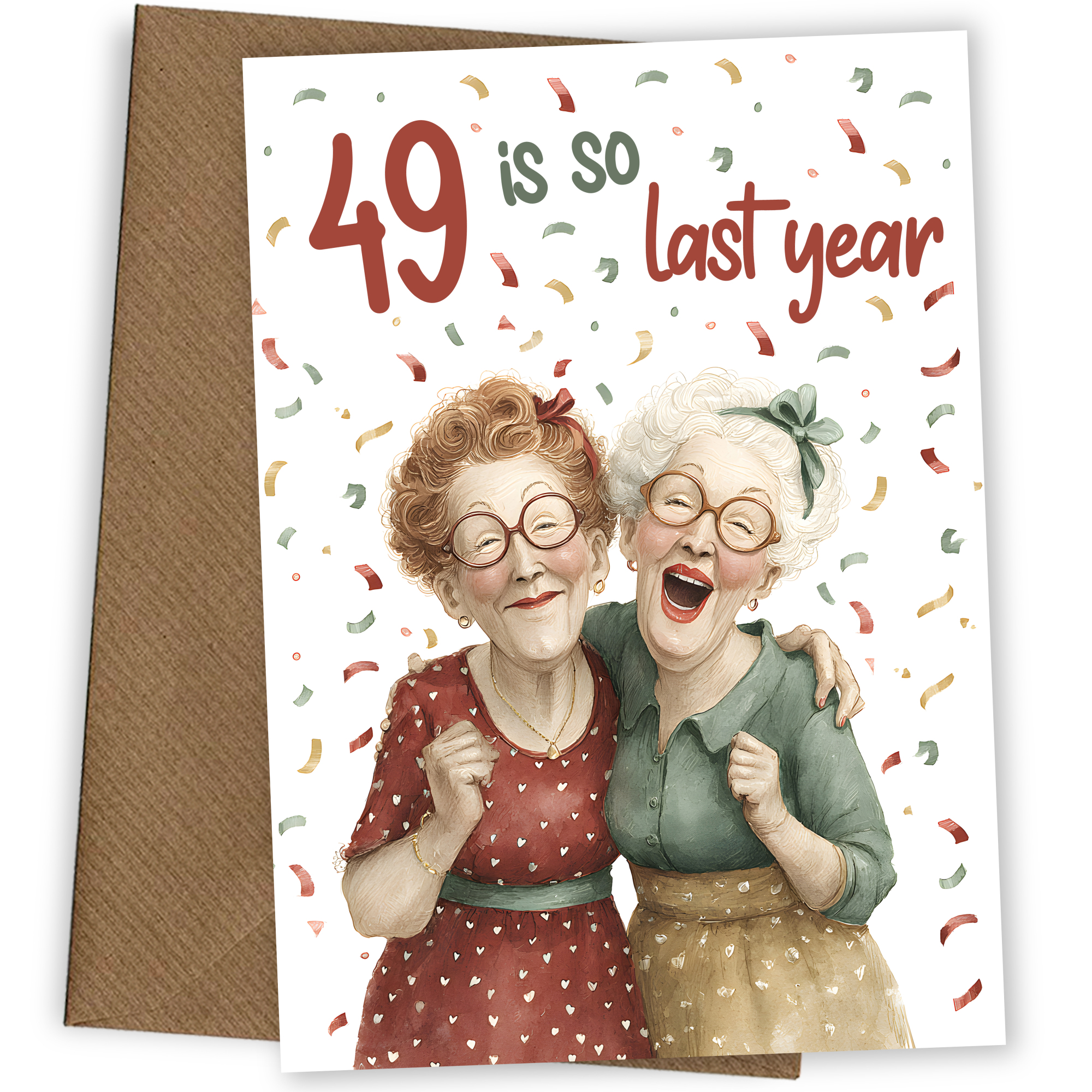 Funny 50th Birthday Card for Women