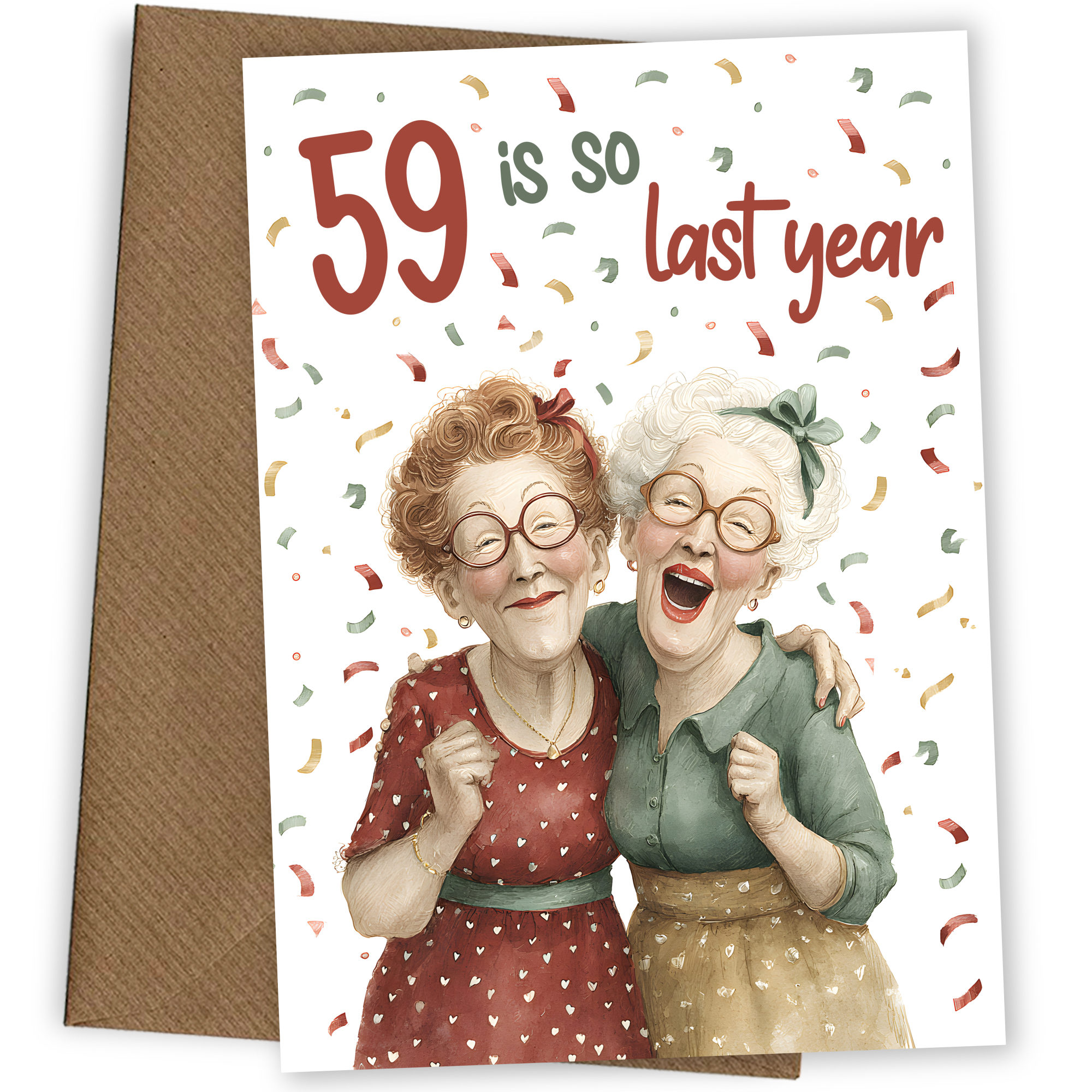 Funny 60th Birthday Card for Women