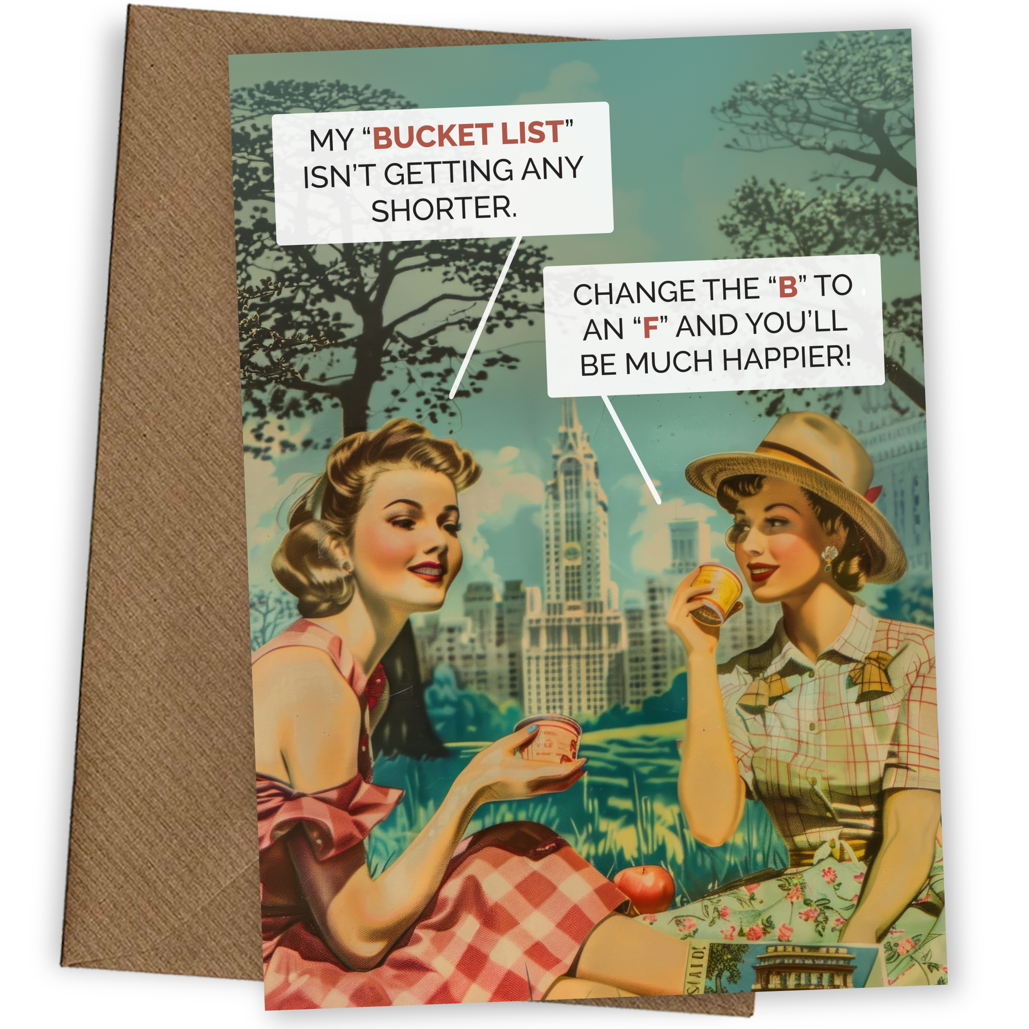 Funny Birthday Card for Women