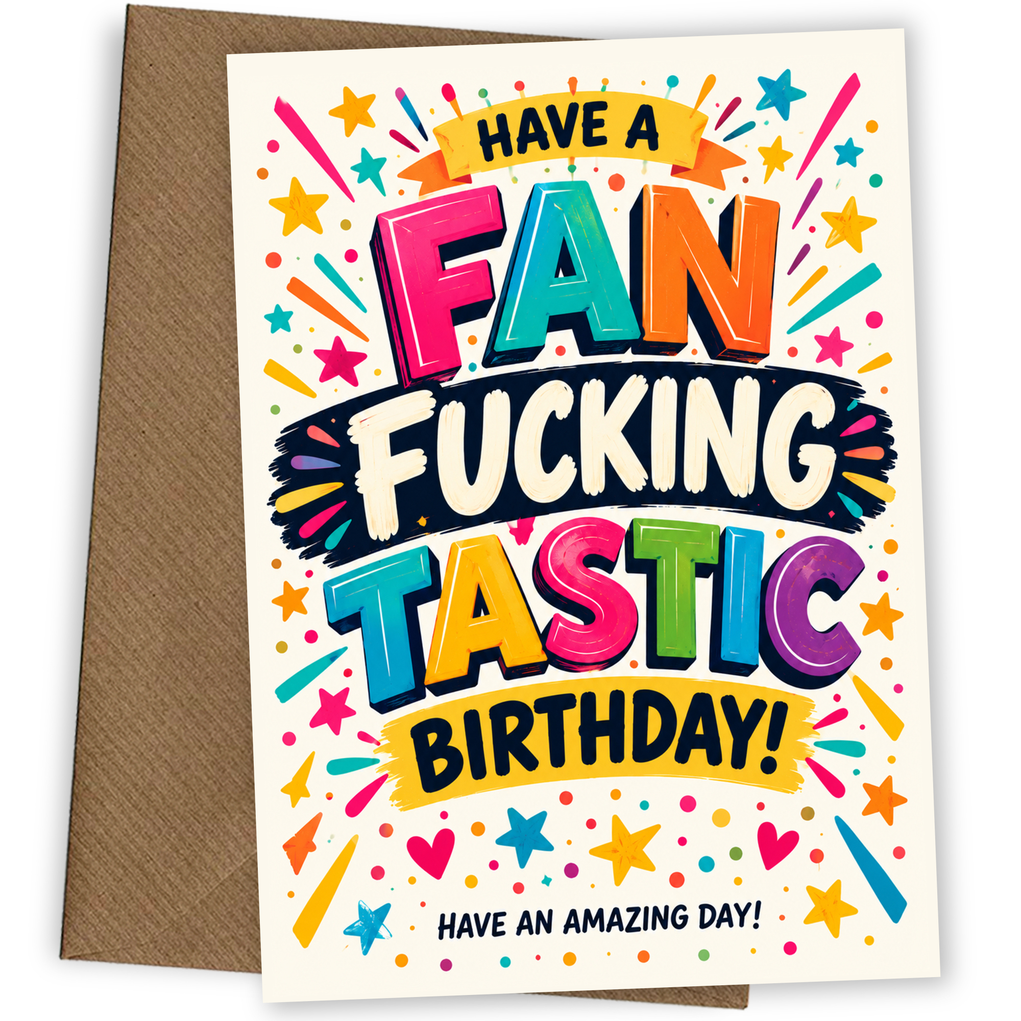 Fan F*cking Tastic Birthday Card