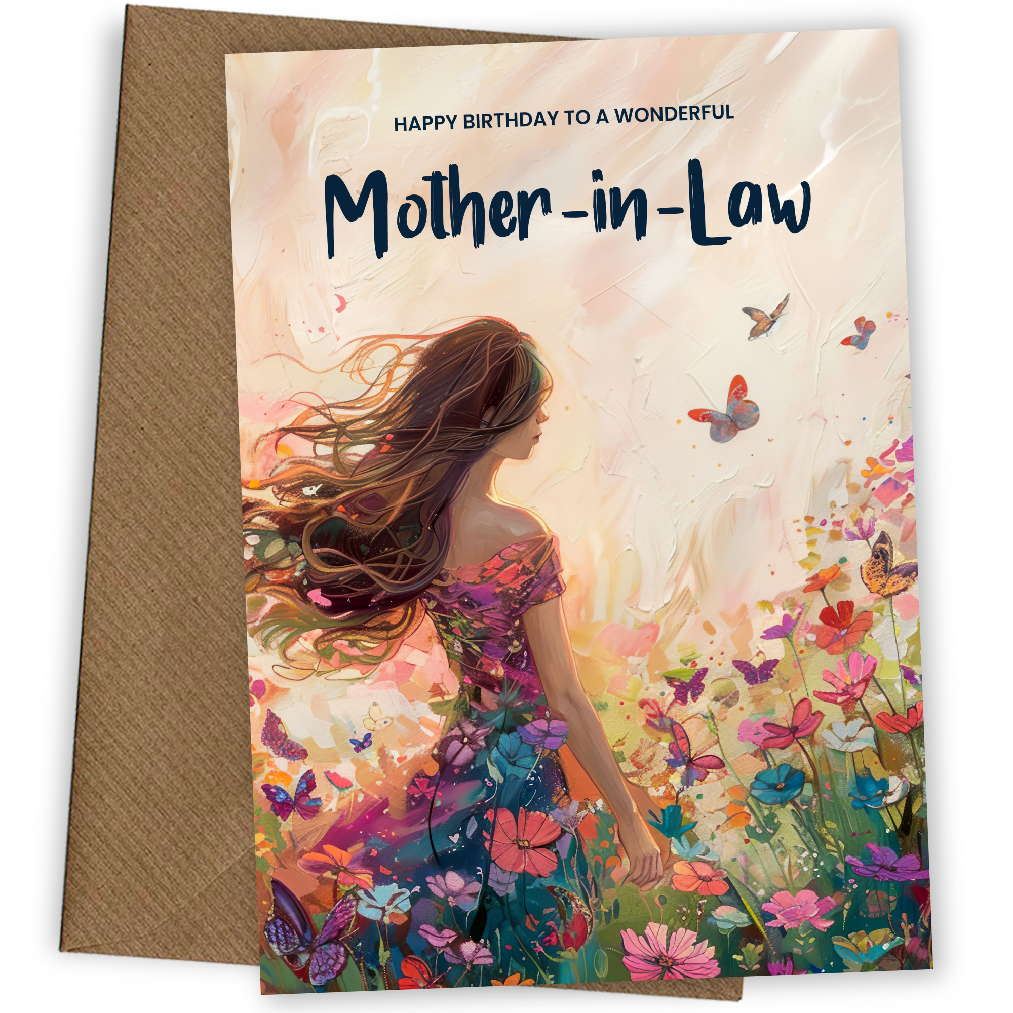 Elegant Mother-in-Law Birthday Card