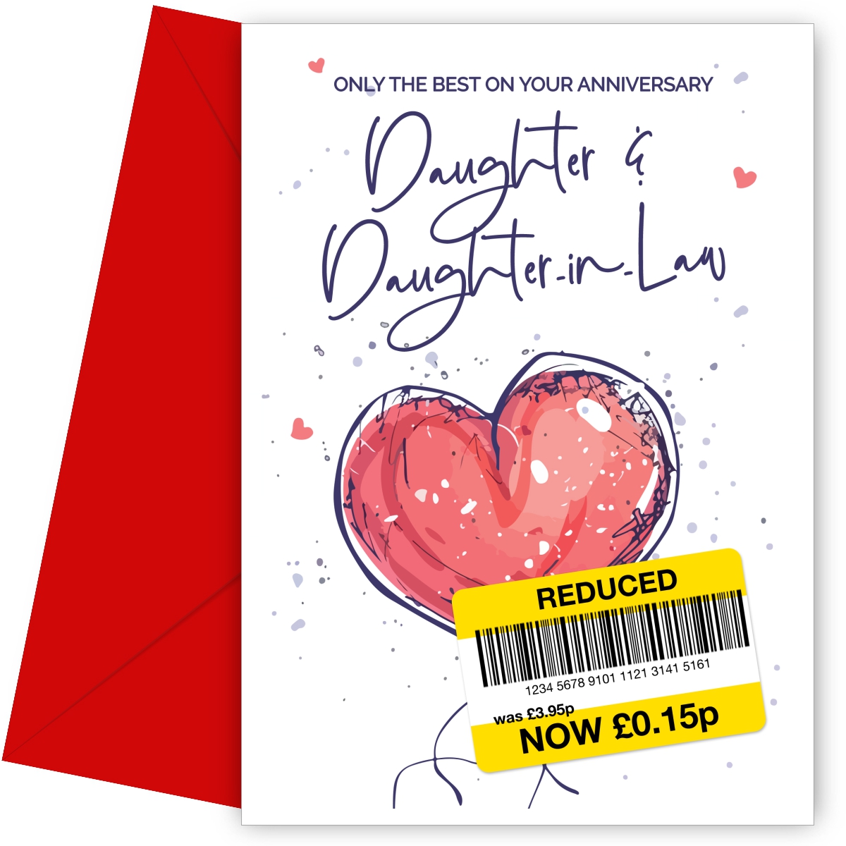 Daughter and Daughter-in-Law Anniversary Card - Only the Best Wedding Anniversary Card
