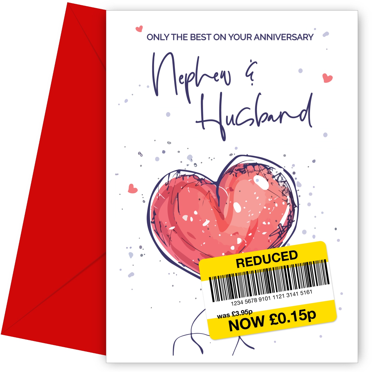 Nephew and Husband Anniversary Card - Only the Best Wedding Anniversary Card