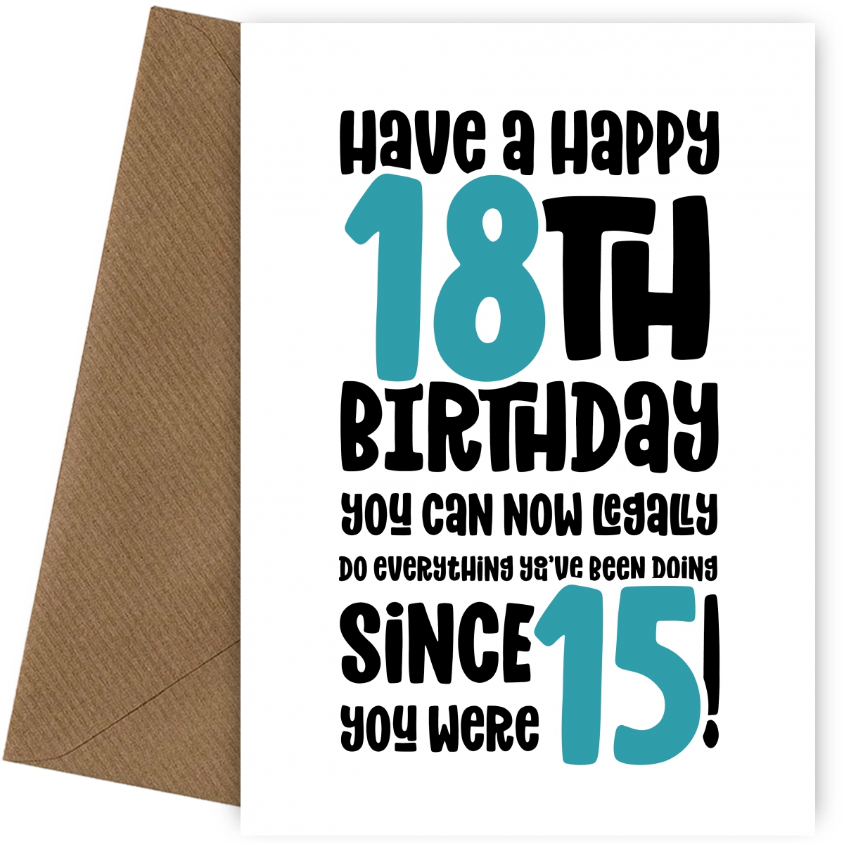 Happy 18th Birthday Cards for Boys and Girls