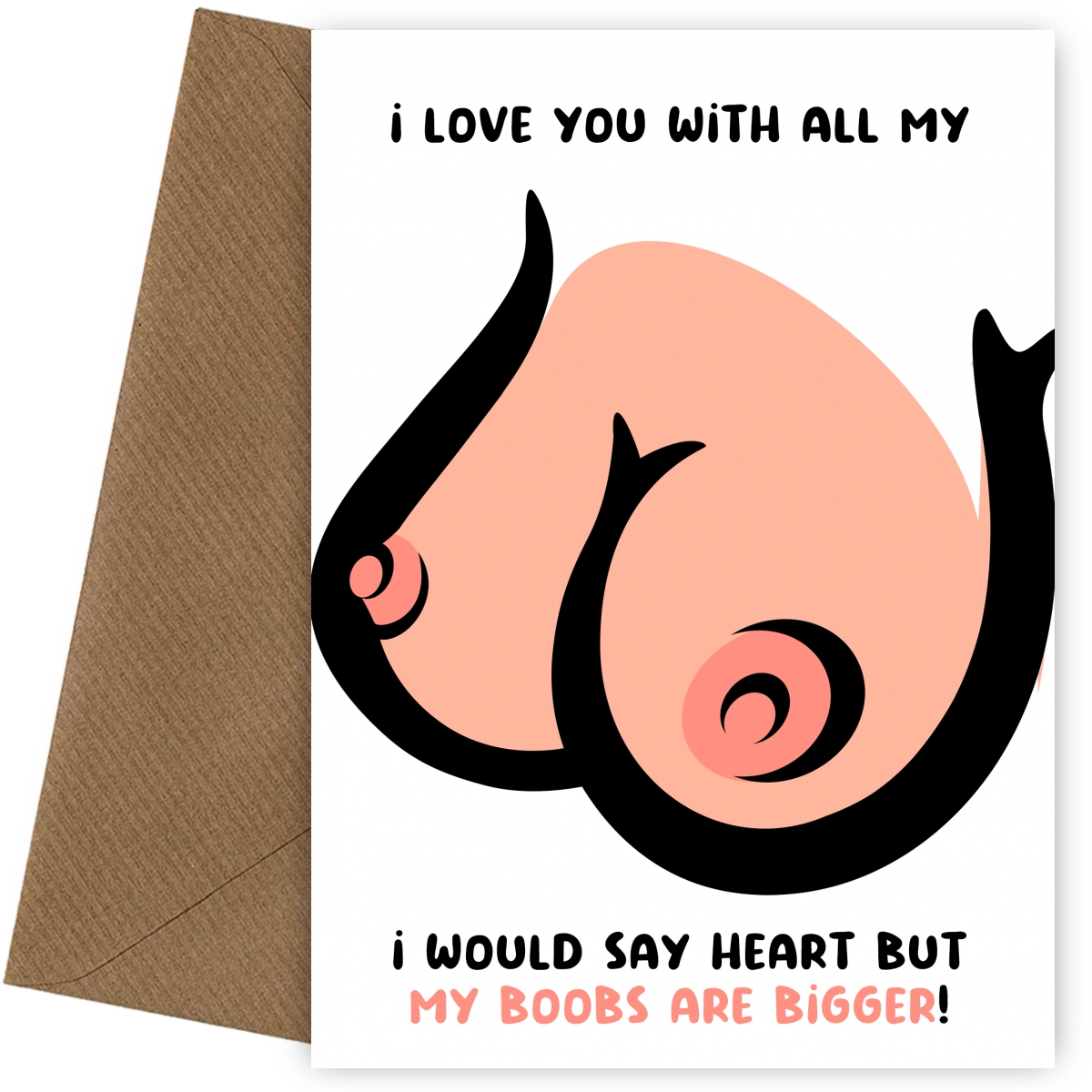 Funny Valentines Day Card for Him Rude Lesbian Valentines Card