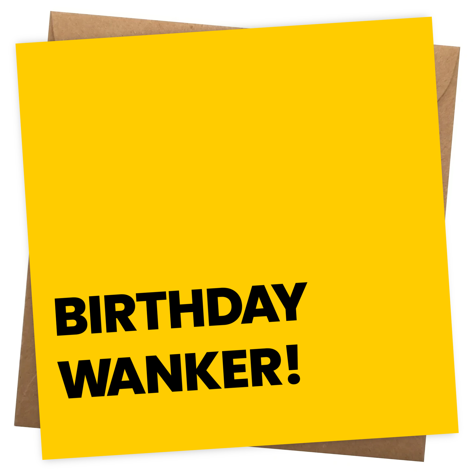 Birthday Wanker  - Offensive Birthday Cards