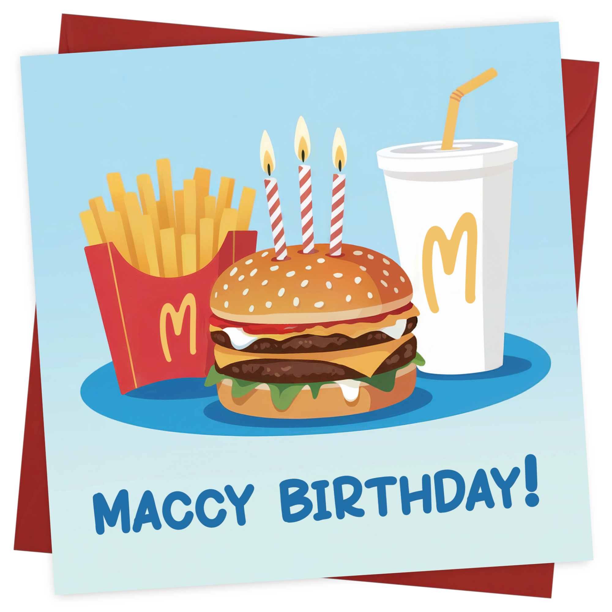 Maccy Birthday - Funny Birthday Cards for Women & Men
