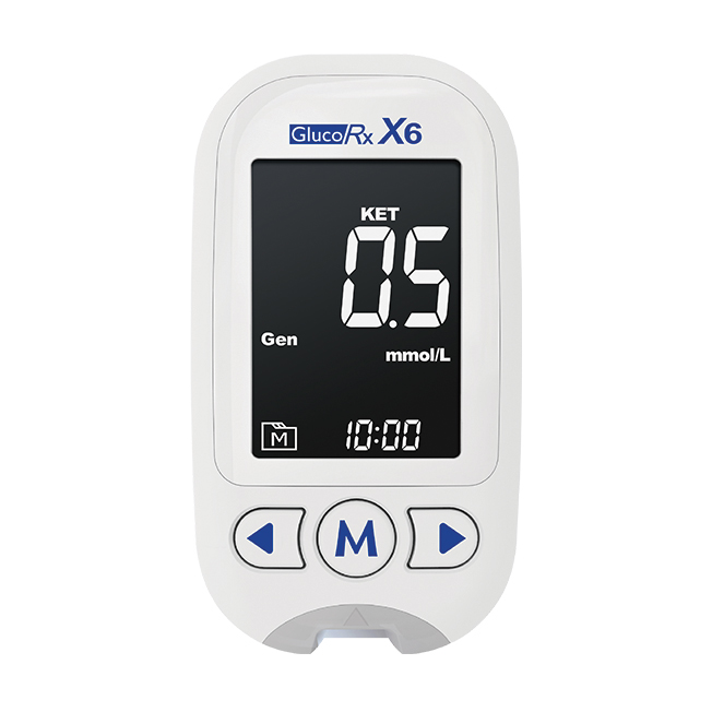GlucoRx X6 Multi-Functional Monitoring System - (Single)