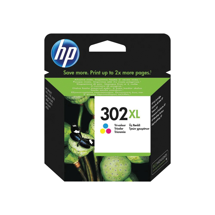 Original HP F6U67AE / 302XL Ink Cartridge - Tri-Colour - (Single)