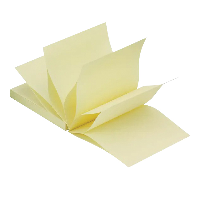 Q-Connect Fanfold Quick Sticky Notes 75 x 75mm - Assorted Colours - (Pack 6)