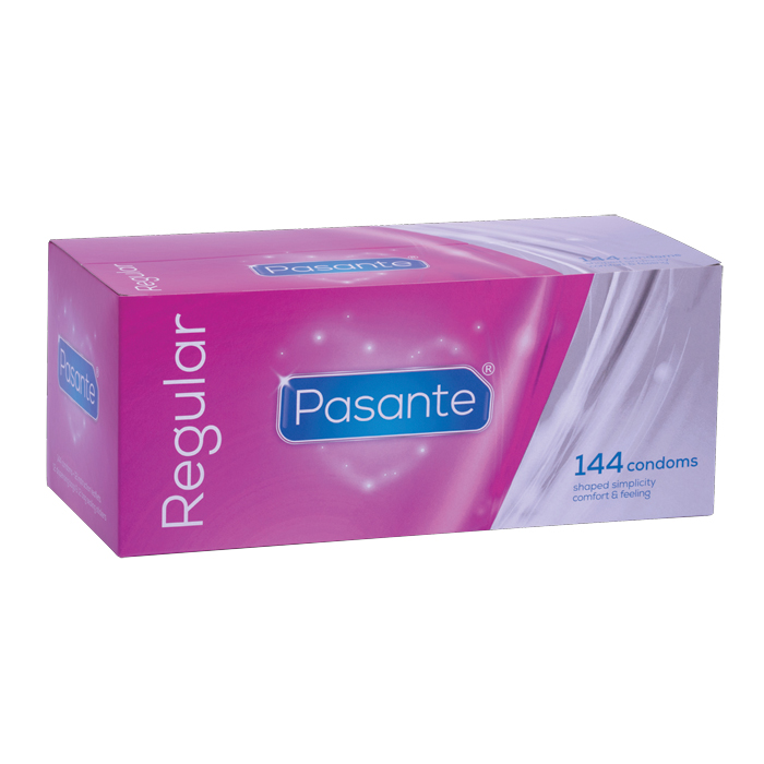 Pasante Regular Condoms - Clinic Pack - (Pack 144)