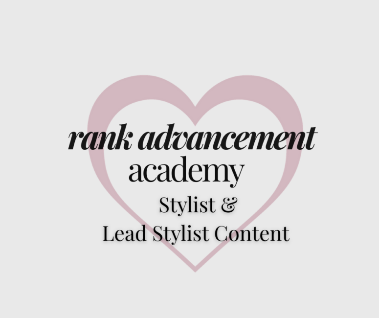 Stylist & Lead Stylist Content – Info, Training Sessions & Worksheets