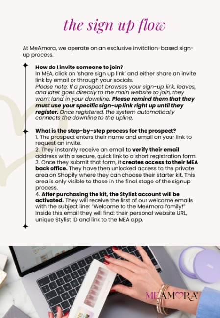 The Sign Up Process