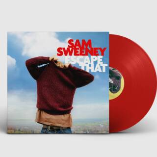 Escape That Vinyl Record RED Mock Up