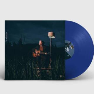 Hushman Blue Vinyl Record PSD Mock Up 2