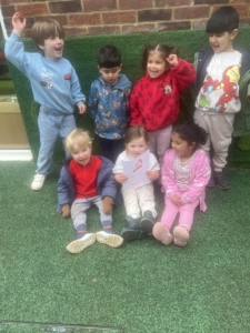 Hungry Caterpillar Day Nurseries Children celebrating the Top 20 Nursery Awards 2026
