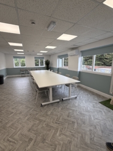 Caterpillar Academy training room Northolt nursery