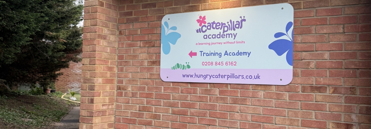 Caterpillar Academy training room Northolt nursery