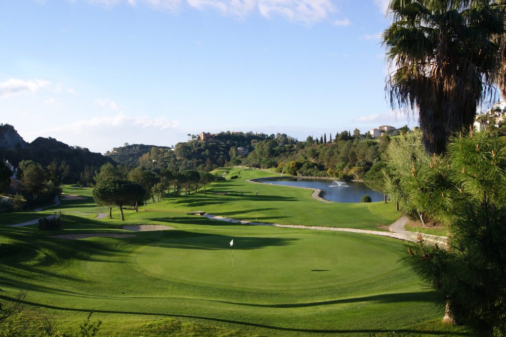 Play golf in Spain at Los Arqueros Golf & Country Club.