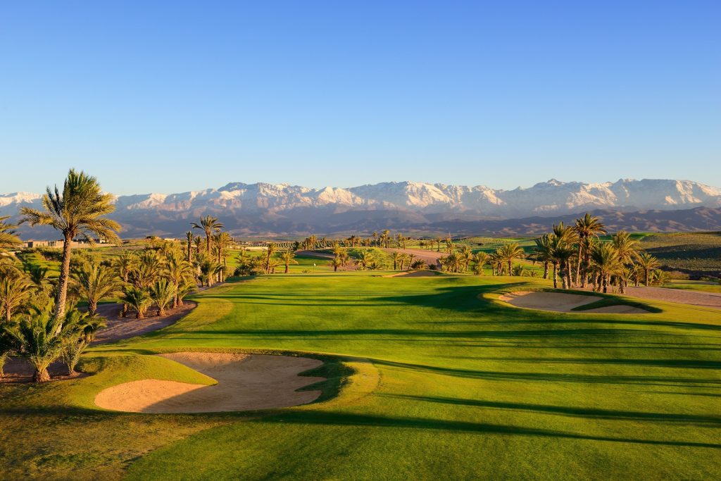 Hole 4 at Assoufid Golf Club in Marrakech, Morocco