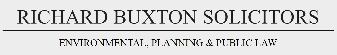Richard Buxton Environmental & Public Law