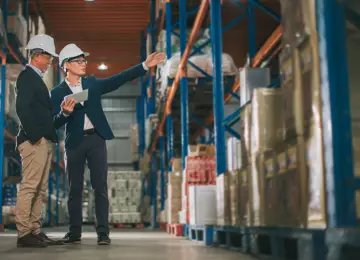 Web discussion at warehouse credit i Stock 1316897145