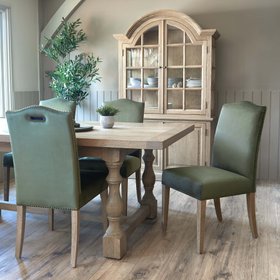 Olive Green Portman Dining Chair 1