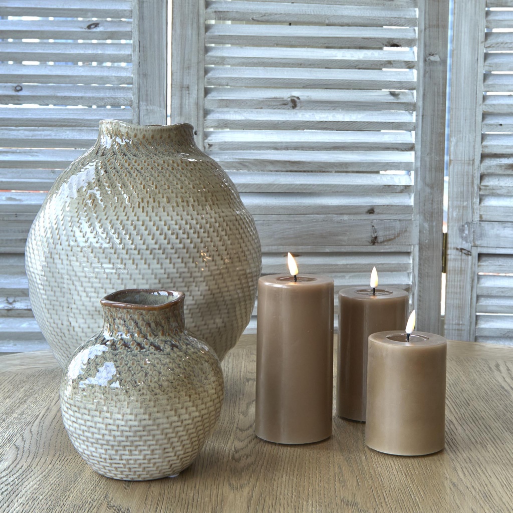 Caramel LED Candle Small