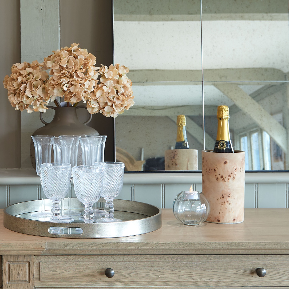 Burl Wine Cooler