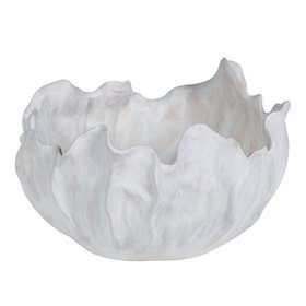 Large Porcelain Wave Decorative Bowl