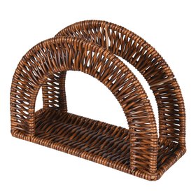 Faux Wicker Napkin Holder