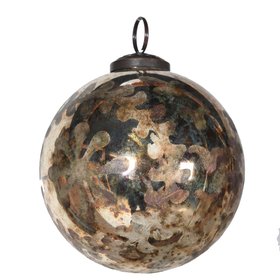 Large Antique Gold and Brass Bauble