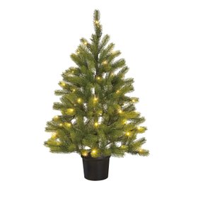 Faux 3ft Pre-Lit Christmas Tree