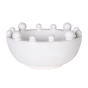 Mini White Bobble Bowl