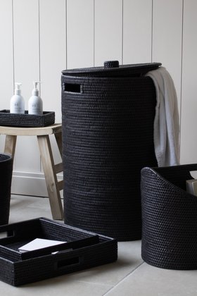 Black Marbury Rattan Collection